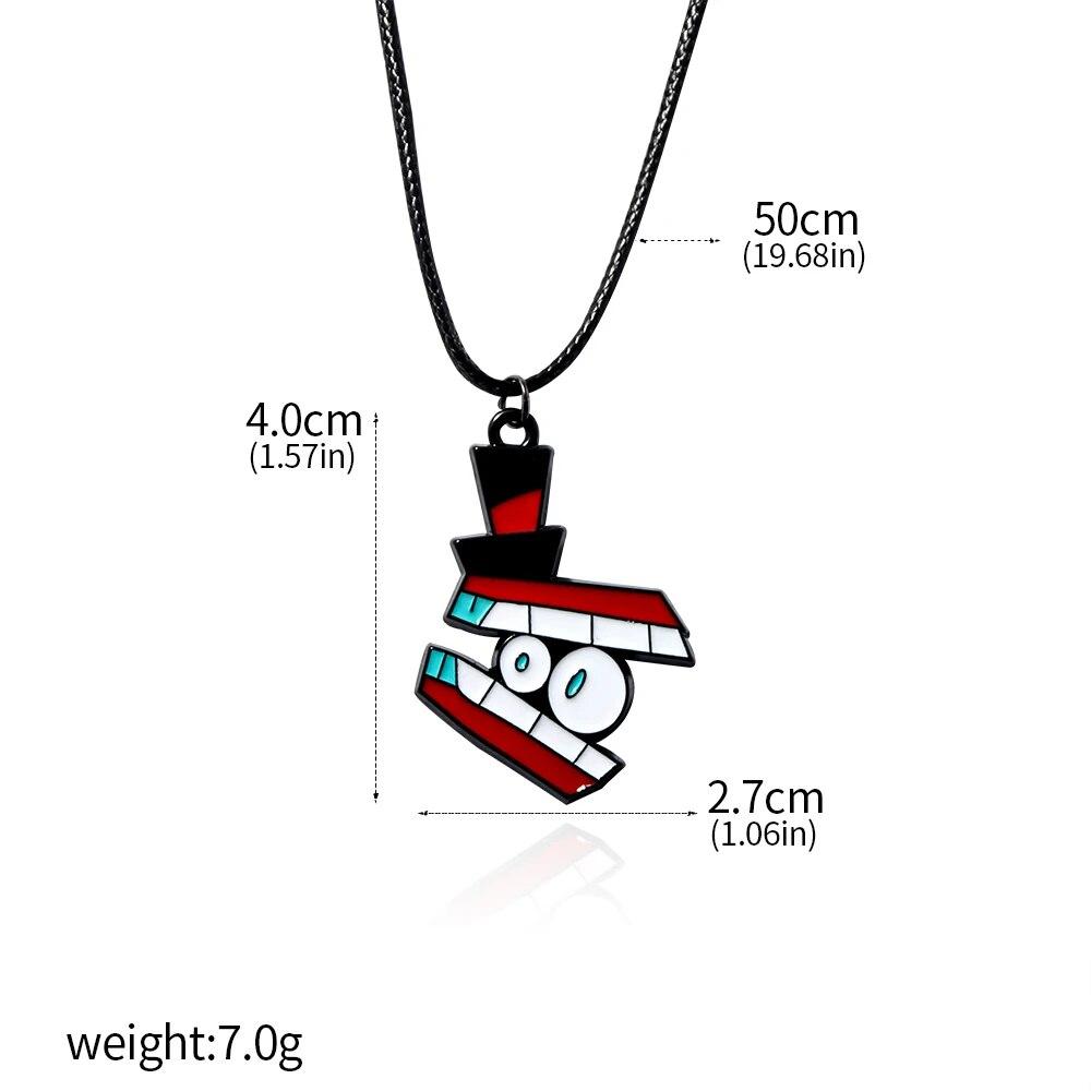 The Amazing Digital Circus Halskette Anime TADC Pomni Jax Caine Ragatha Anhänger Halskette für Frauen Männer Cosplay Schmuck Geschenk