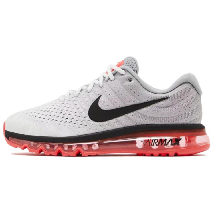 Nike Air Max 2017 Wolf Grey Hot Punch Herren Sneaker Weiß Schwarz 849559-106 42.5