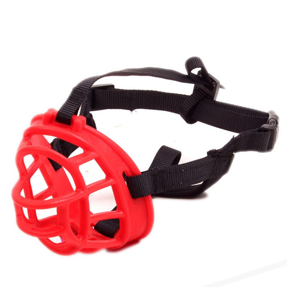 Bequemer, weicher Maulkorb für Hunde aus Silikon, atmungsaktiver Korbmaulkorb für kleine, mittelgroße und große Hunde. Stoppt das Beißen, Bellen, Kauen SIZE 5