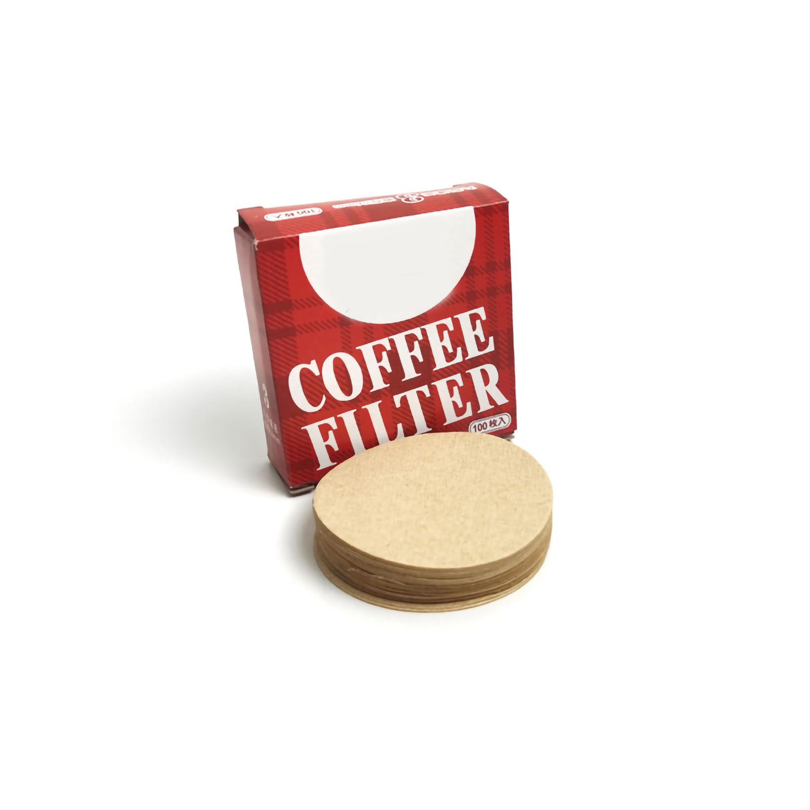 100Pcs Kaffee Filter Papier Nadelholz Holz Runde Geformt Filter Papier Drip Kaffee Topf, Der Number 3