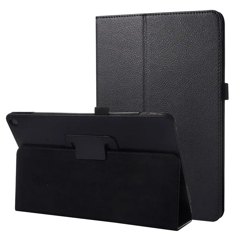 Für Fire HD 10 Hülle 2021 11. Generation 10,1 Zoll Tablet Coque Flip PU Stand Shell Fire HD10 HD 10 Plus Cover 2021 Fire HD 10 2021 10.1 schwarz