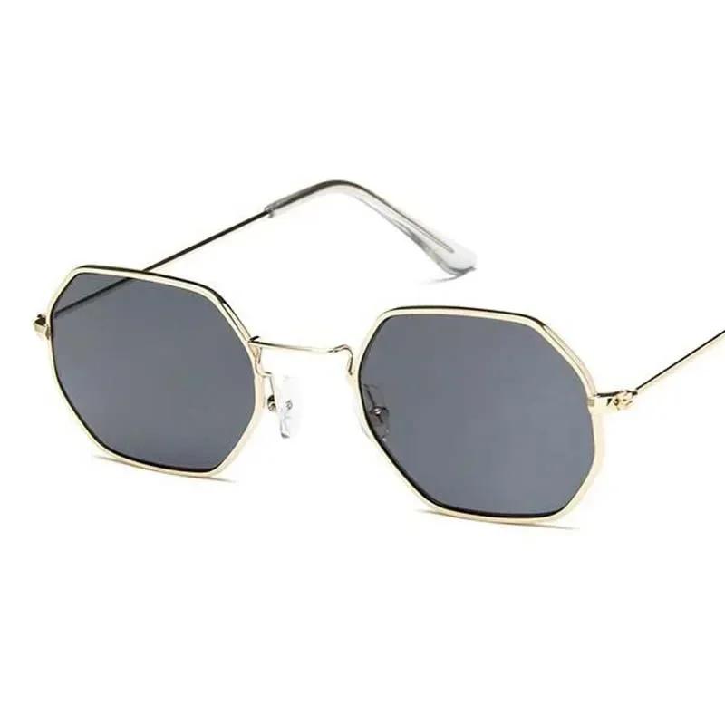 Quadratische Retro-Sonnenbrille Damen Herren Designer Retro-Sonnenbrillen Damen Herren Spiegel Punk-Sonnenbrillen Damen-Sonnenbrillen Other gray