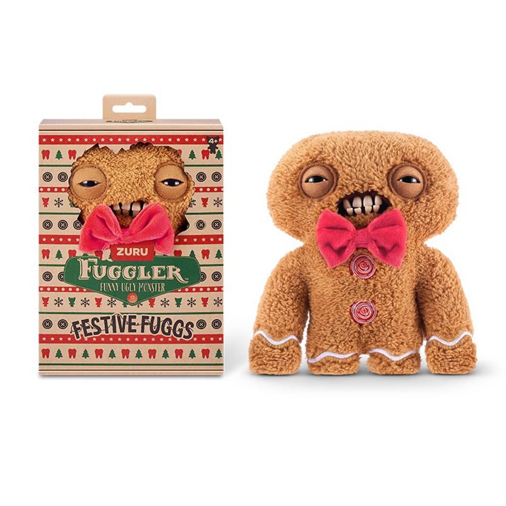 Fuggler Niedliches Monster Festival Serie Plüschtier Rentier Schneemann Weihnachten Lebkuchen Kawaii Lustig Trendig Plüschtier Puppe Geschenke
