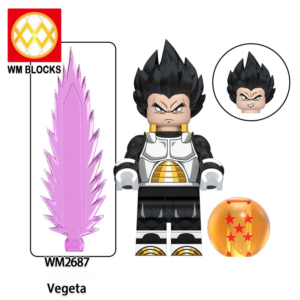 Anime Bausteine WM6179 Actionfigur Modellbausatz Spielzeug Pädagogisches Geschenk für Kinder Weihnachtsgeburtstagsgeschenk Junge