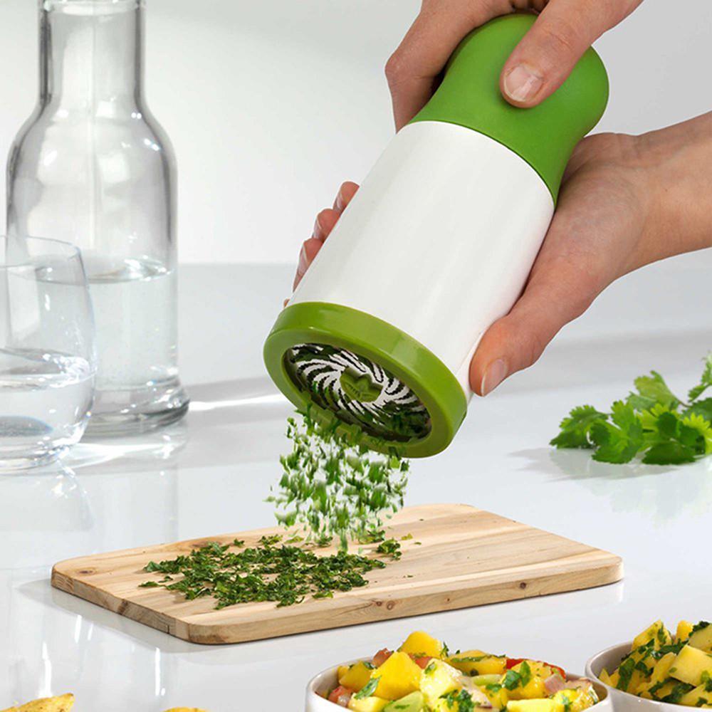 Für Home Food Kräutermühle Gewürzmühle Petersilie Shredder Chopper Obst Gemüseschneider Gewürzmühle Manal Grinder Green