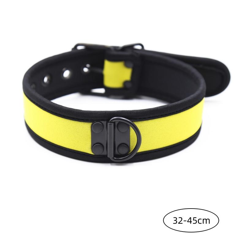 Neue sexy Accessoires Hundemaske Welpe Cosplay Exotische Kostüme Gepolsterte Gummi-Vollkopfhaubenmaske für Paare Tier-Rollenspiele yellow
