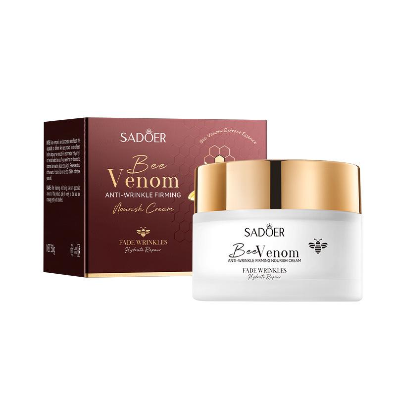 Bienengift Anti-Falten Gesichtscreme Straffende Lifting Anti Aging Nährende Feuchtigkeitsspendende Aufhellende Reparatur Gesichtscreme Hautpflege 50g