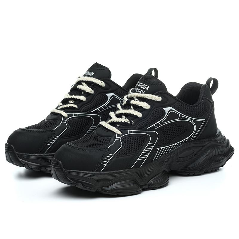 Rutschfeste Damen-Arbeitsschuhe Damen Kunststoffkappe Sicherheitsschuhe Atmungsaktive Arbeits-Sneaker Leichte Schutz-Arbeits-Sicherheitssneaker 39