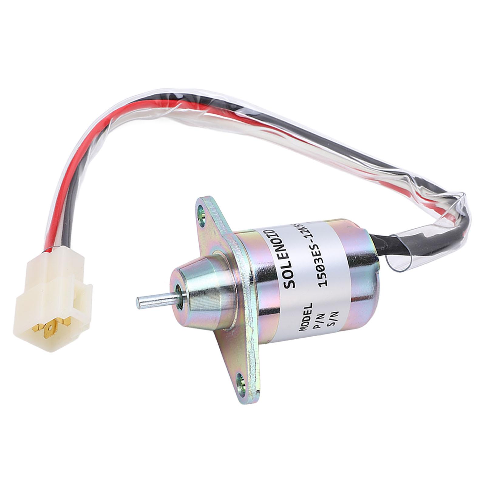 12V Kraftstoffabschaltmagnetventil 1503ES 12K5SUC5S Ersatz für John Deere 355D Rasentraktor