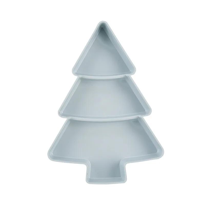 Weihnachtsbaumförmiges Wohnzimmer, Süßigkeiten, Snacks, Nüsse, Snack-Tablett, Heimküchenbedarf, Frühstücksteller, Tablett, Geschirr