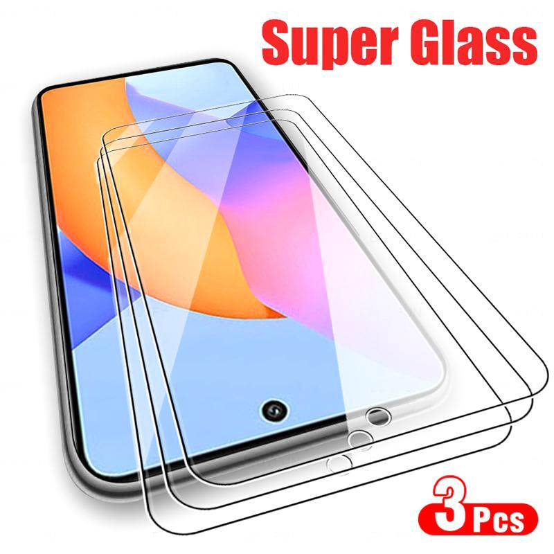 3 Stück Displayschutzfolie aus gehärtetem Glas, Klarsichtfolie für Samsung A15 A25 A35 A55 A54 A05 A06 A16 Redmi 14C 12C 13C Note 14 13 Pro für iPhone 16 16E Samsung Note 10 Lite reinfarbig