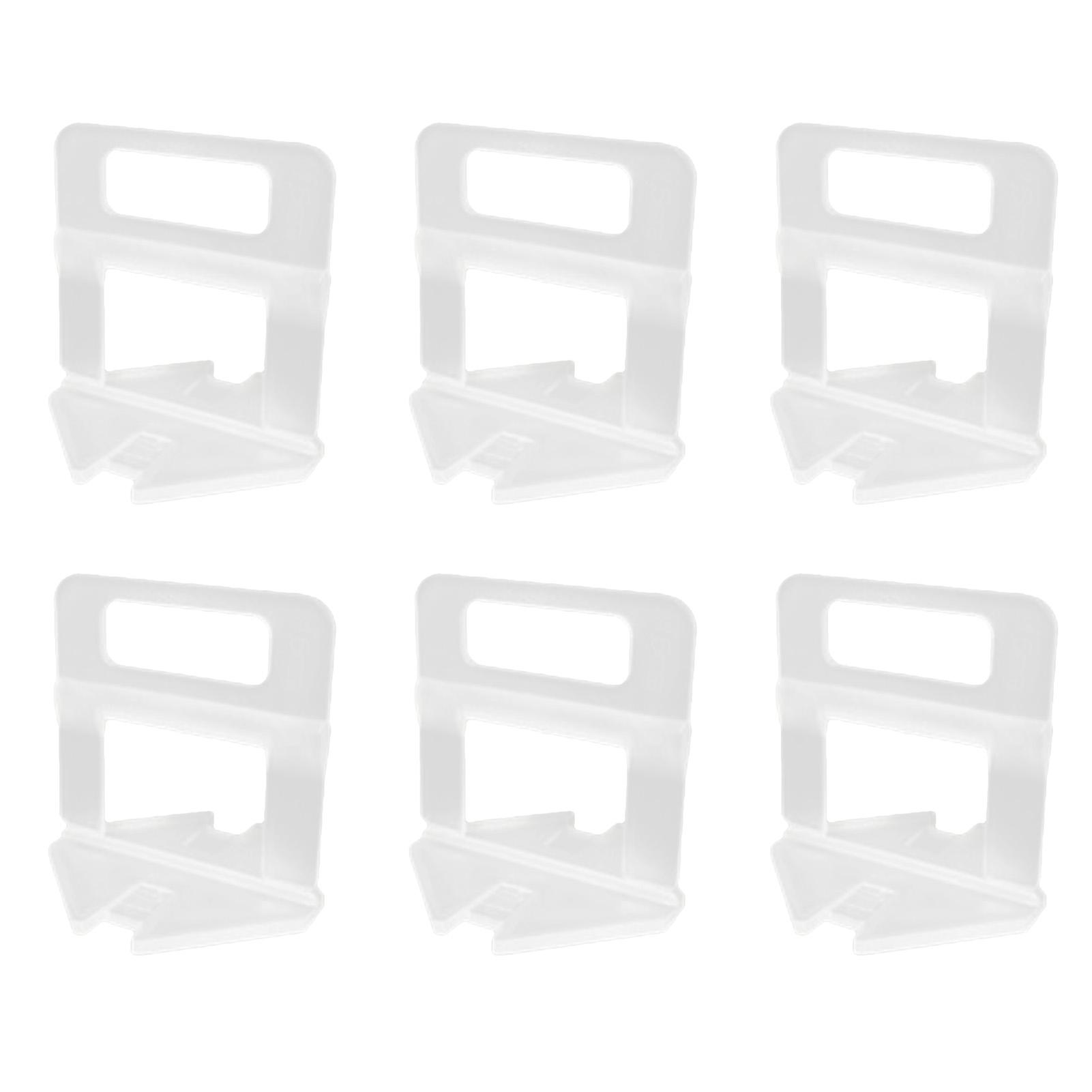 100 Stück Fliesenverlegungssystem Wasserwaagen Abstandshalter PVC Boden Nivellierer für Arbeiten 1.5mm Base 100pcs