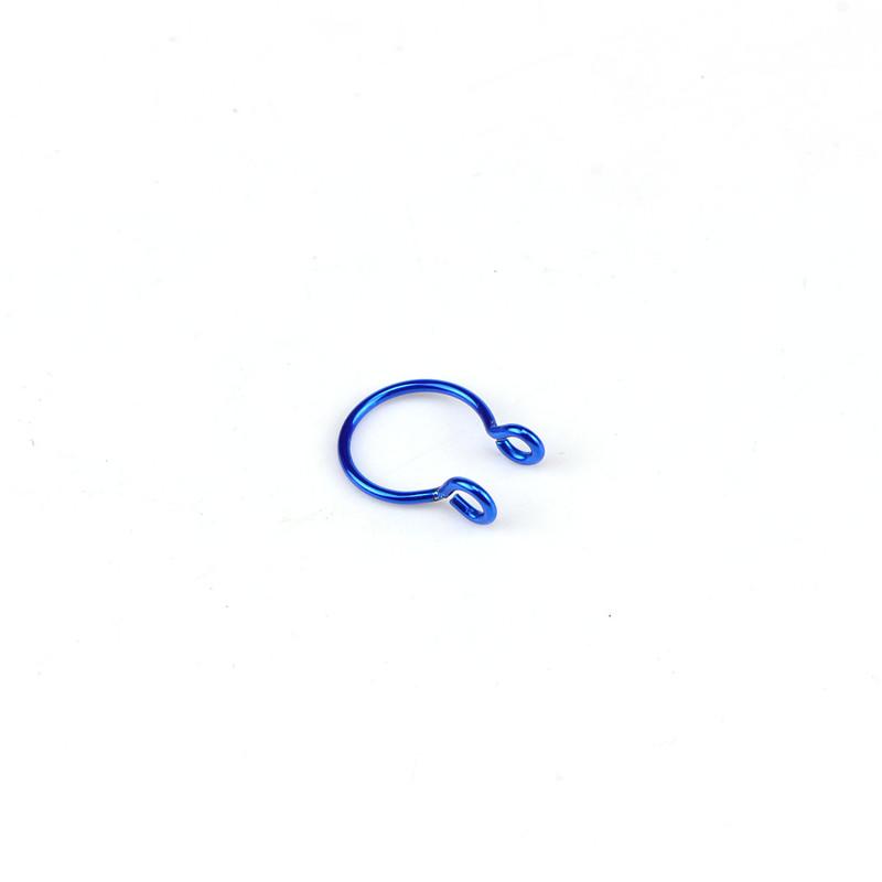 Damen Fake Piercing Nasenring Creolen Septum Piercing Nasenclip Rock HipHop Edelstahl Magnet Mode Körperschmuck