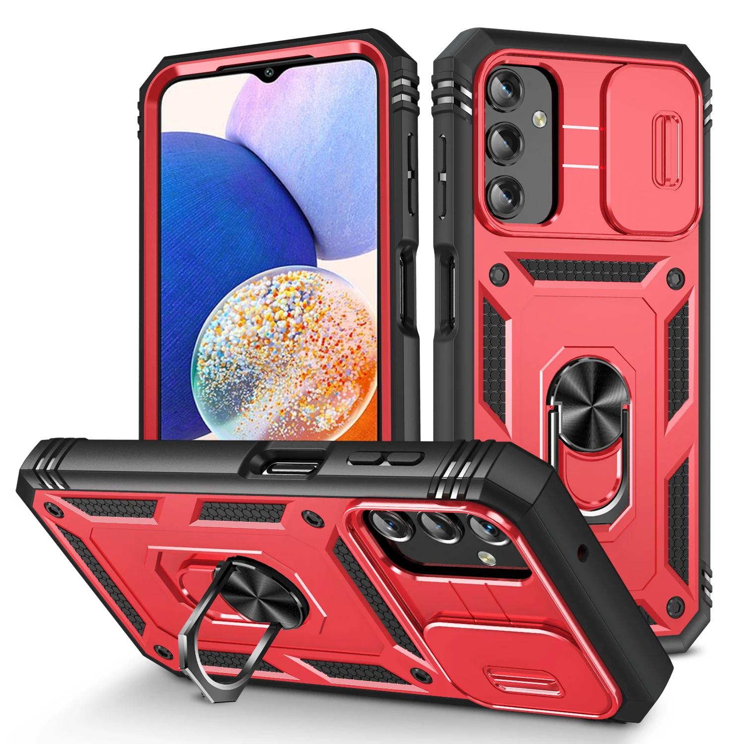 Stoßfeste Panzerhüllen für Samsung Galaxy A55 A35 A54 5G A15 A53 A52 A14 A33 A13 S24 S23 Ultra S22 Plus S21 FE Handyzubehör A14 5G and A14 4G