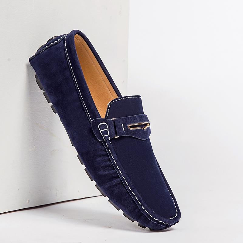 Herren Loafer aus hochwertigem Leder, Freizeitschuhe, Mokassins, Slipper, Herrenschuhe, modische Herrenschuhe, Herrenschuhe, Autofahrerschuhe, Größe 38–49 40