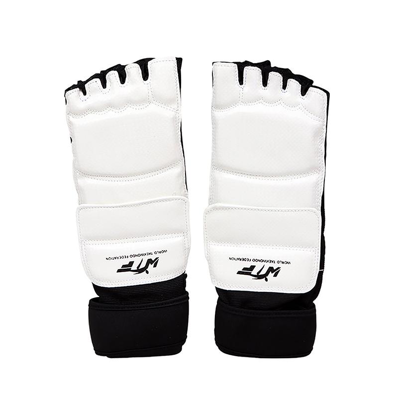 Taekwondo Leder Fußhandschuhe Sparring Karate Knöchelprotektor Schutzausrüstung Boxen Kampfsport Fußschutz Socke Erwachsener Kind M