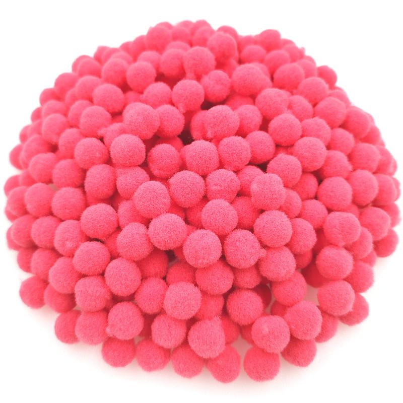 150 Stück/100 Stück 10/15 mm Pompones Pompom Nähen Plüschball DIY Handarbeit Material Flauschiges Hochzeitsdekor Bastelzubehör Schmuck Weiches Kinderspielzeug Zubehör 15mm 100pcs wassermelone roten
