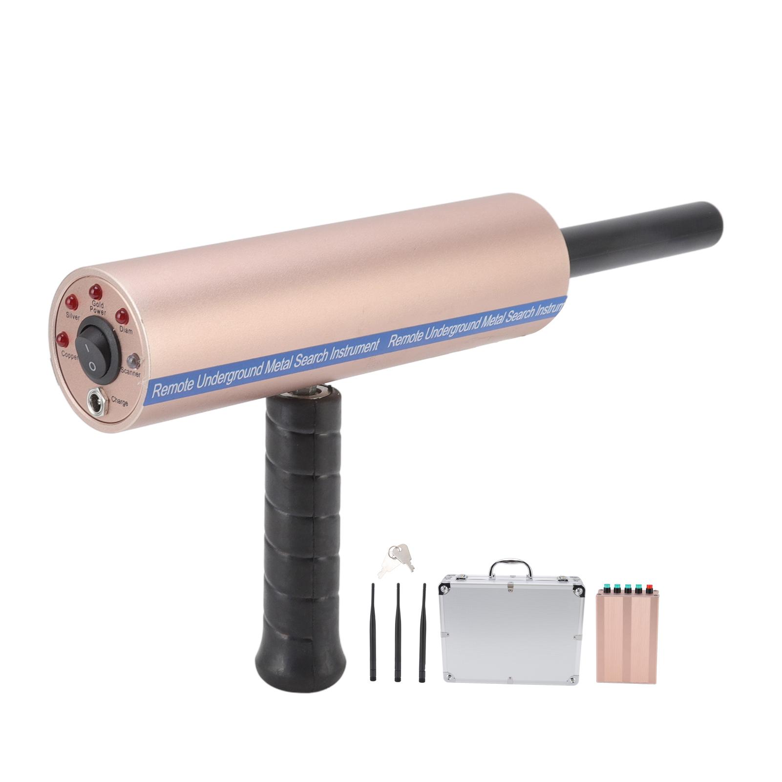 Metalldetektor Detektiv 1200 m lange Reichweite 25 m Tiefe 3 Antennen AKS Underground Gold Finder für