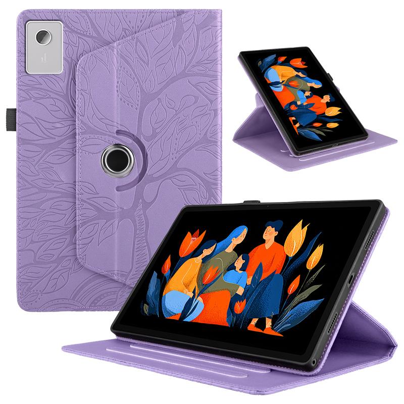 Hülle für Lenovo Idea Tab Plus 12,1 Zoll Tb361fu Hülle 360 drehbarer Ständer Tablet Funda für Lenovo Idea Tab Plus 12,1 Hülle Tb365fc Idea Tab Plus 12.1 violett