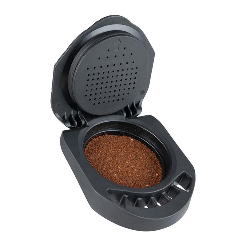 Wiederverwendbarer Kapseladapter für Dolce Gusto Kaffeekapsel-Konvertierung, kompatibel schwarz
