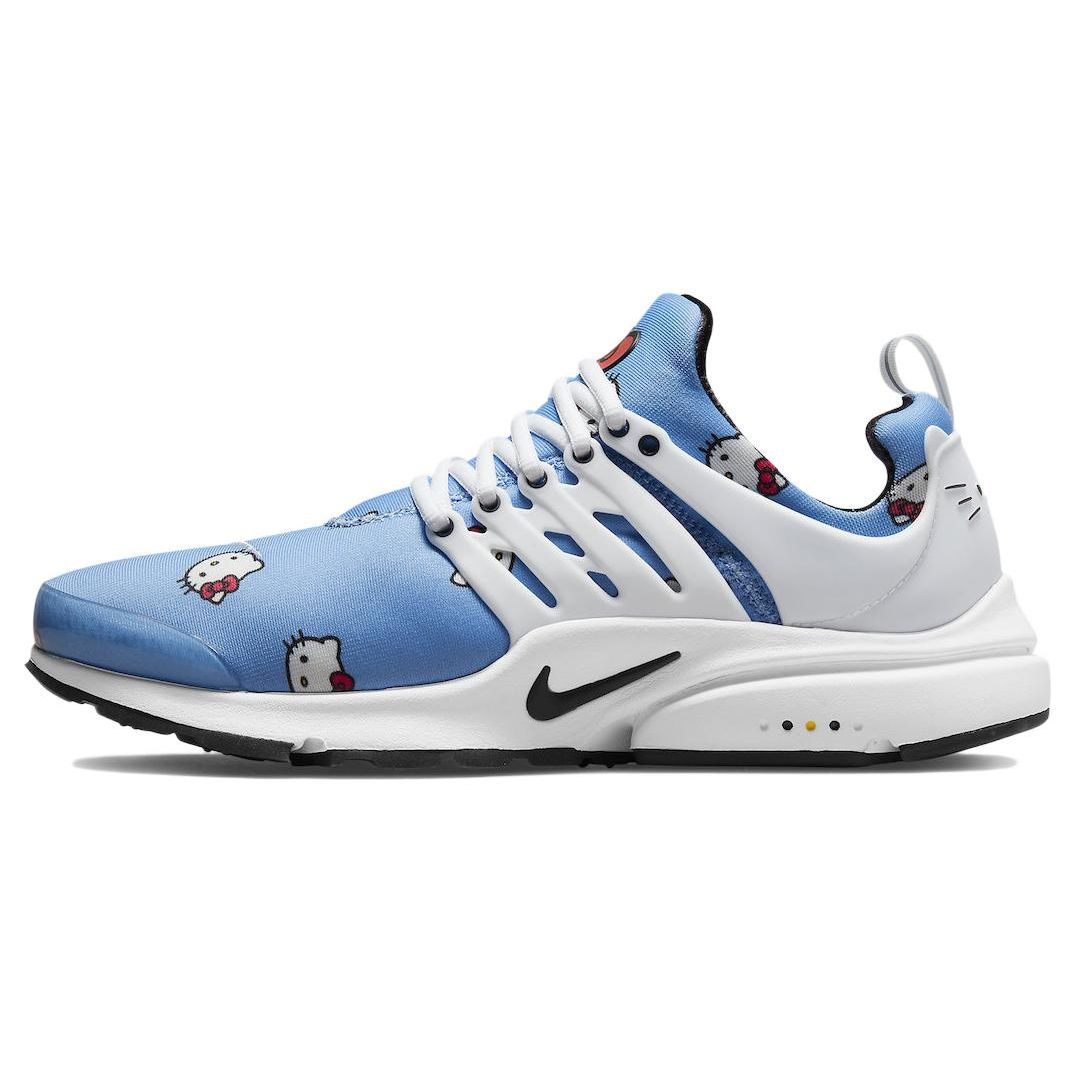 Hello Kitty x Nike Air Presto University Blue Unisex-Sneaker Schwarz Weiß Hellkarmesinrot DV3770-400