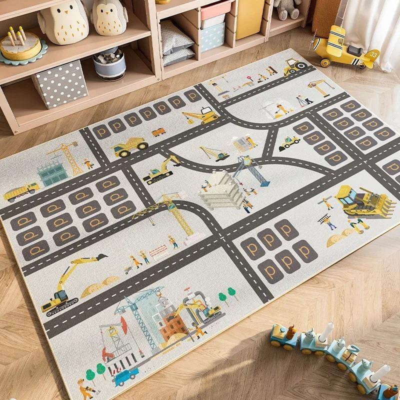 Kinder Zahlen Teppich Lernspielzeug Rutschfest Leicht zu Reinigen Kinderzimmer Spielzimmer Aktivitätszentrum Dekoration Lernmatte Kinder Teppich Mode 50x80cm