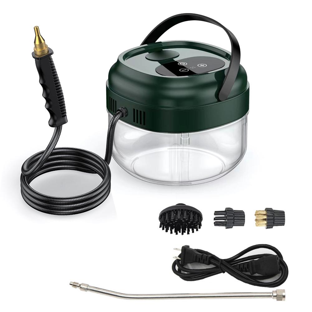 Dampfreiniger für die Dunstabzugshaube in der Küche zu Hause, Autoreinigung, schnelles Aufheizen, Hochtemperatur-Dampfreiniger US-plug dunkelgrüne