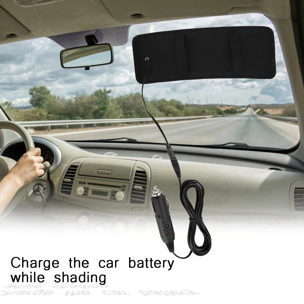 12V 4.5W Tragbare Stromversorgung Solarmodul Batterieladegerät für Autobatterie Laptop