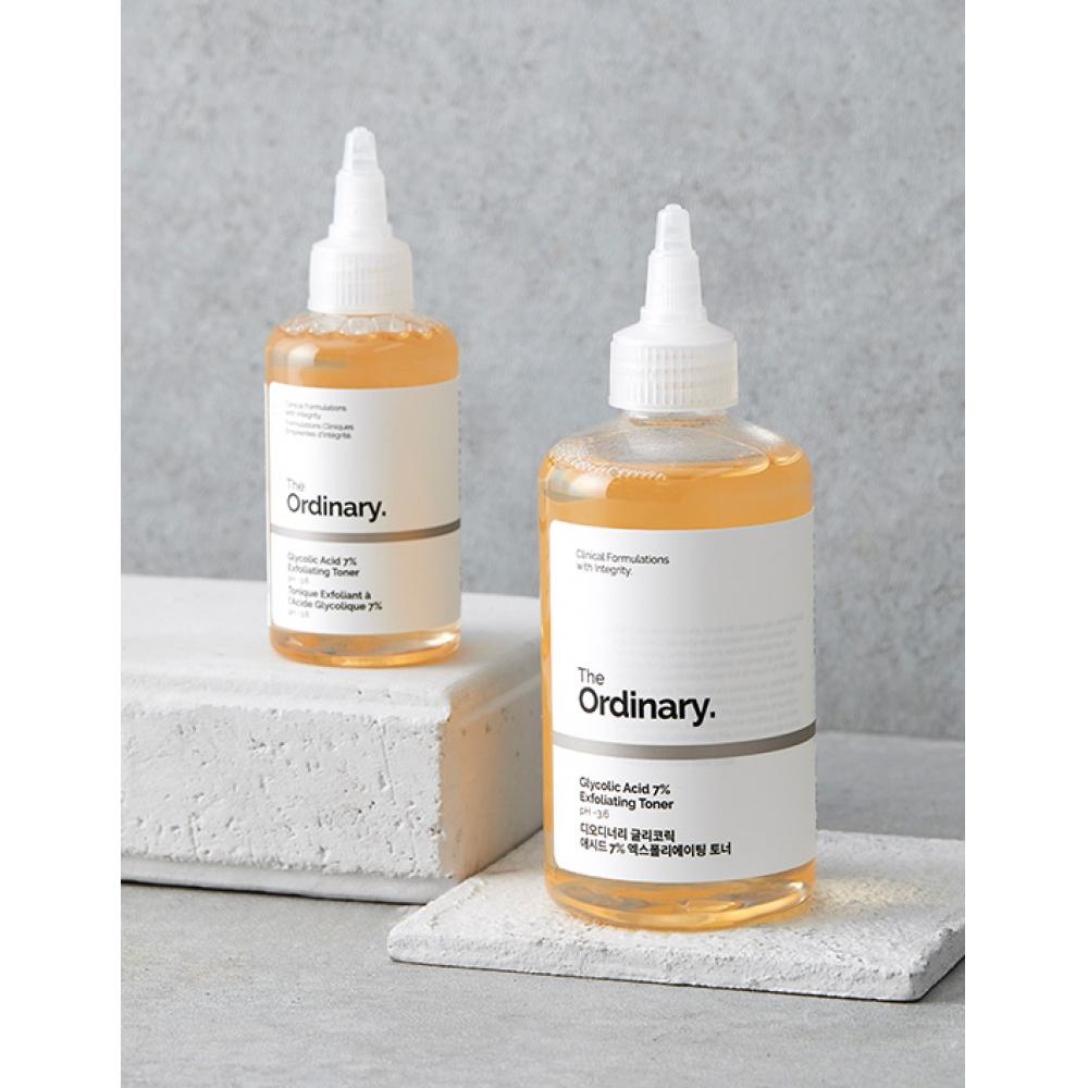 Ordinary Glycolic Acid 7 Peeling-Toner, 100 ml, hochintensiver Keratin-Toner