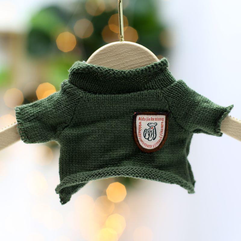 30cm Teddybär Bär Zubehör Zubehör Puppe Puppe Kleidung ersetzen Plüschtiere Pullover Pullover Zubehör brand dark green sweater