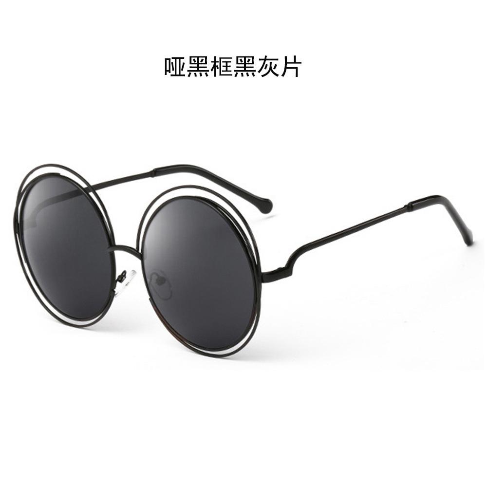 Luxus Runde Sonnenbrille Damen Marke Designer Vintage Retro Übergroße Sonnenbrille Weiblich Sonnenbrille Für Frauen Sonnenbrille Spiegel EMA