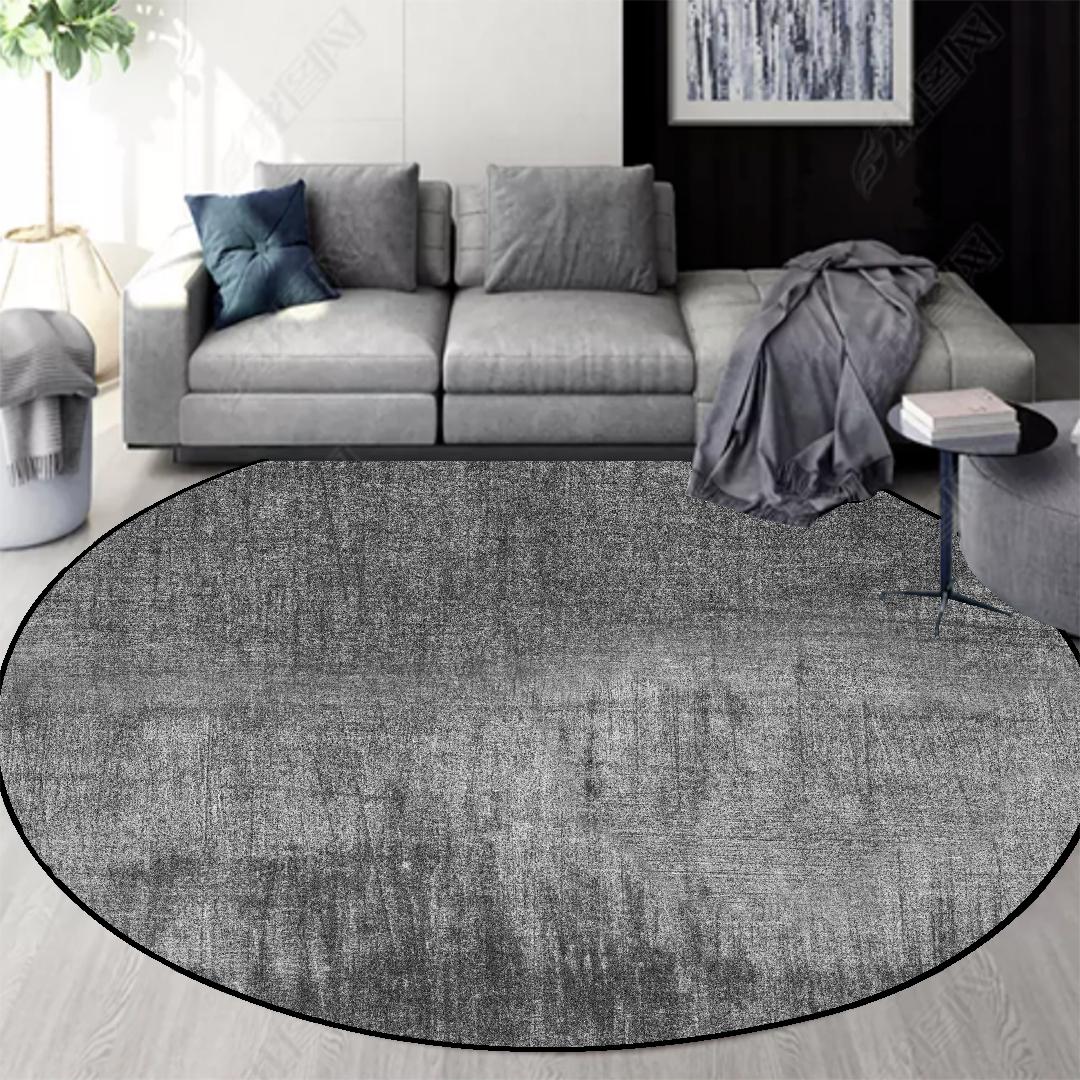Moderner Runder Großer Teppich Wohnzimmer Abstrakt Licht Luxus Balkon Lounge Bereich Teppiche Schlafzimmer Dekor Garderobe Weiche Rutschfeste Matten 60cm 23.62 in