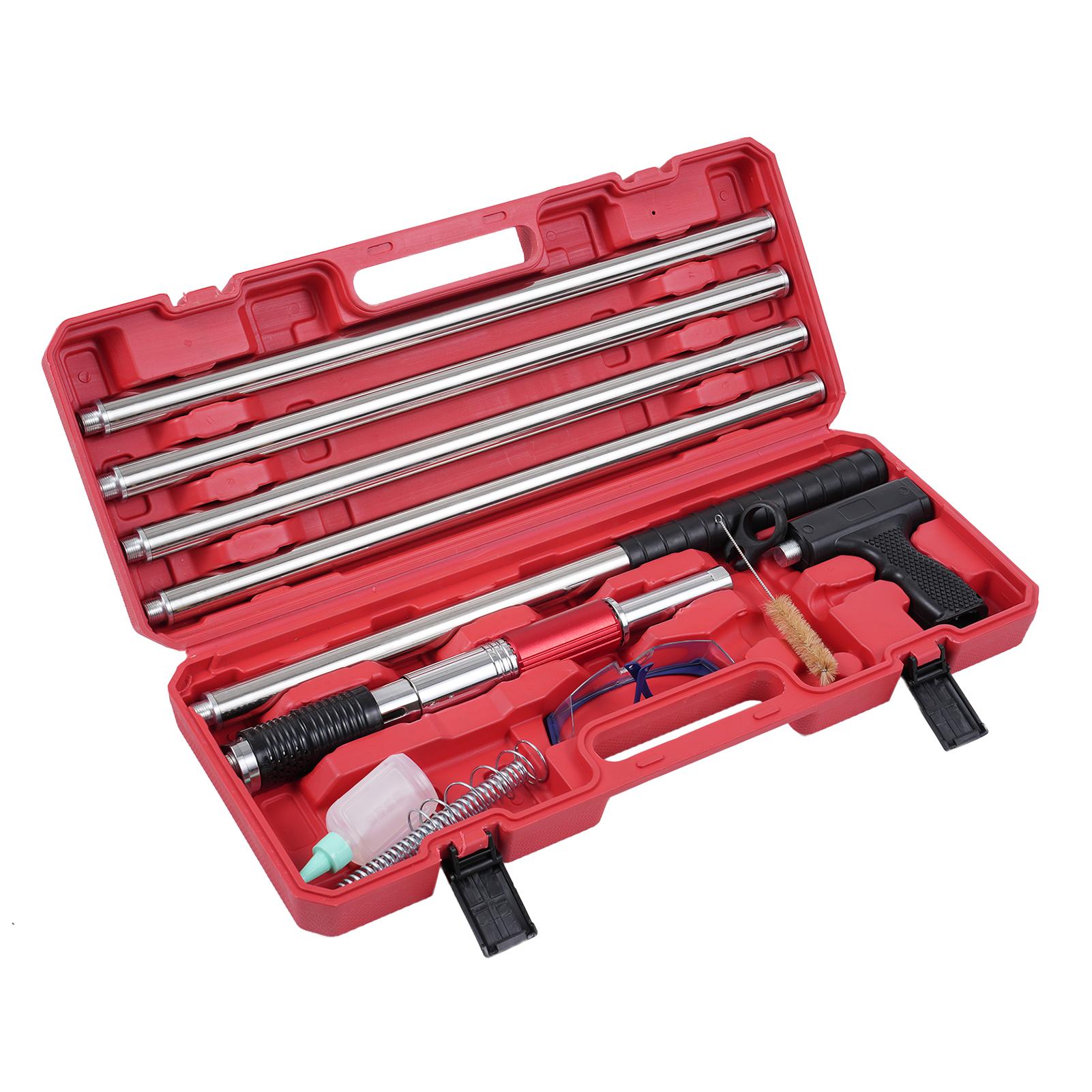 Nagel Wand Befestigung Werkzeug für Zement Wand 4 Getriebe Einstellbare Wand Verschluss Nagler Werkzeug Beton Nagel schwarz rot