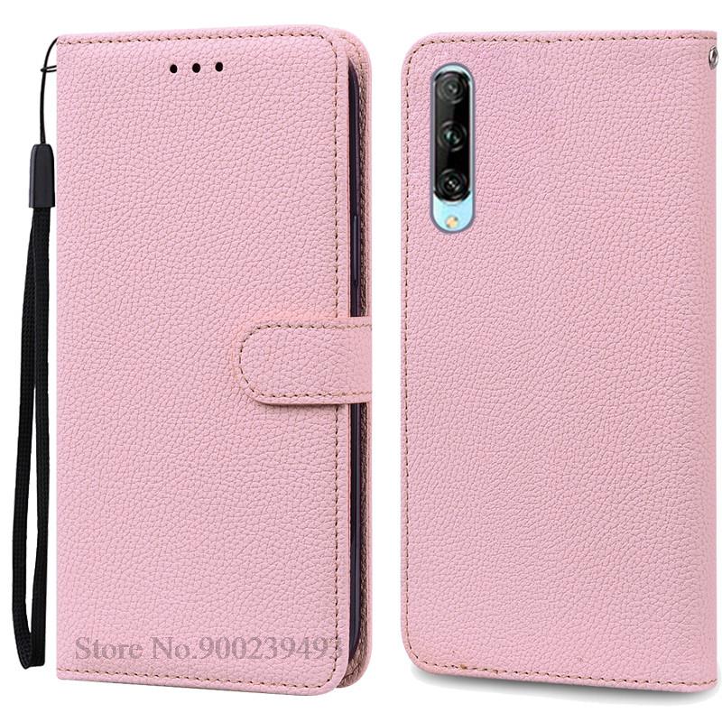 Für Huawei P Smart Pro Fall Telefon Abdeckung Weiche Silikon Brieftasche Flip Fall für Huawei P Smart Pro Telefon Fall fundas PSmart Pro Abdeckung Huawei P Smart Pro rosa