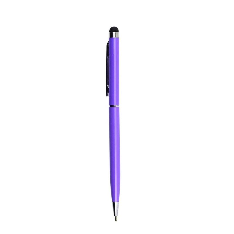 Universal 2 In 1 Touchscreen Stylus Stifte Für Ipad Iphone Samsung Tablet Alle Mobiltelefone Tablet PC violett