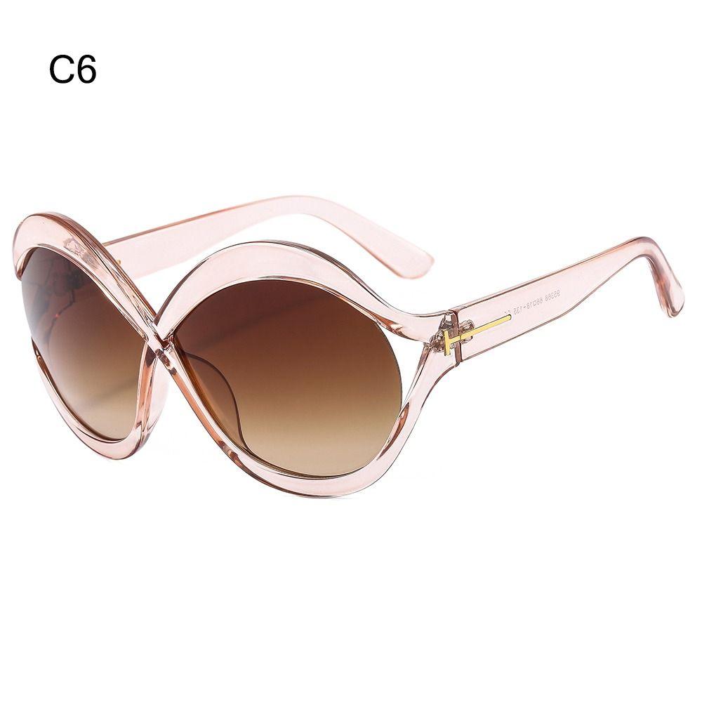 Damen Hohlrahmen Schwarz Farbverlauf Sonnenbrille Cat-Eye Sonnenbrille Shades Damen Sonnenbrille