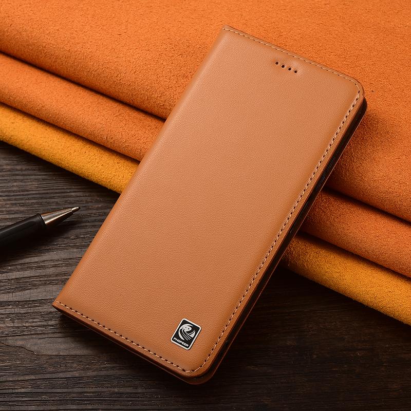 Echtes Napa-Leder Klapphülle für Sony Xperia XZ XZ2 XZ3 XA XA1 XA2 Plus Ultra Premium Kompaktes Handy Kartenhülle Hüllen Xperia XA1 braun