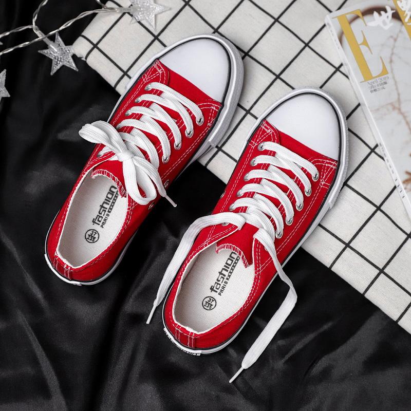 Frühling neue Damenschuhe Koreanische Version atmungsaktive Studenten Canvas Schuhe Damen Herren trendige Schuhe ins Paare Herbst lässige Board Schuhe 40 (female)