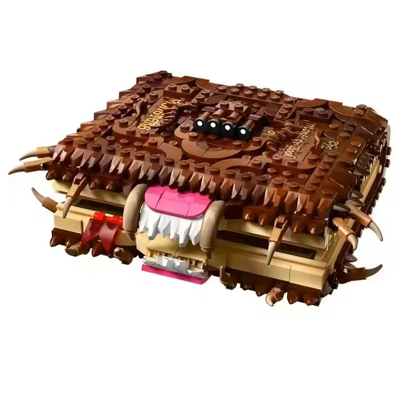 519 Teile Monster-Fressbuch der Monster Bausteinmodell DIY 76449 Kreatives Puzzle-Montagespielzeug Halloween-Geschenk