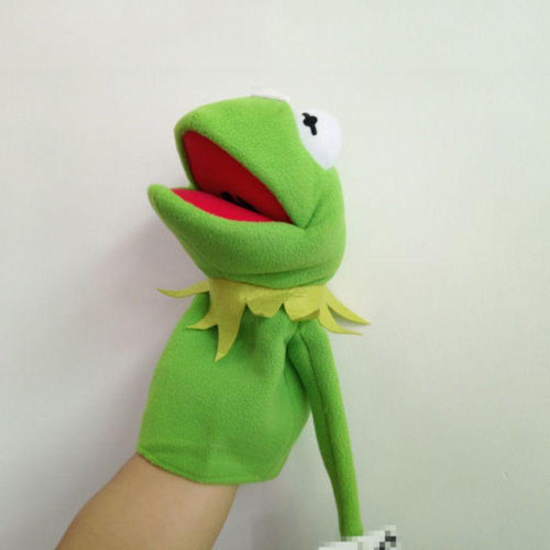 Bezaubernder Sesamstraße Kermit der Frosch Plüsch Handpuppe 40cm Kinderspielzeug Geschenk