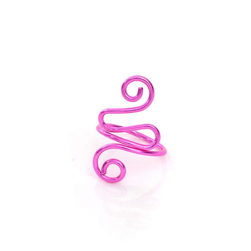 3 stücke Häkeln Spannung Guide Ring Finger Fingerhut Garn Halter Ring Finger Garn Ring rosa