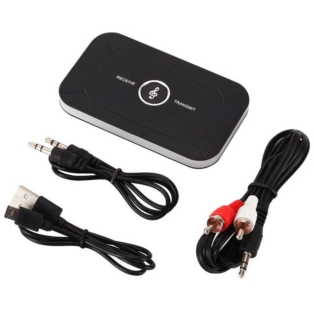 Bluetooth 5.3 Audio Sender Empfänger Adapter RCA 3,5mm AUX-Buchse Stereo Musik Player USB Drahtloser Audio Dongle Konverter Für Auto PC TV