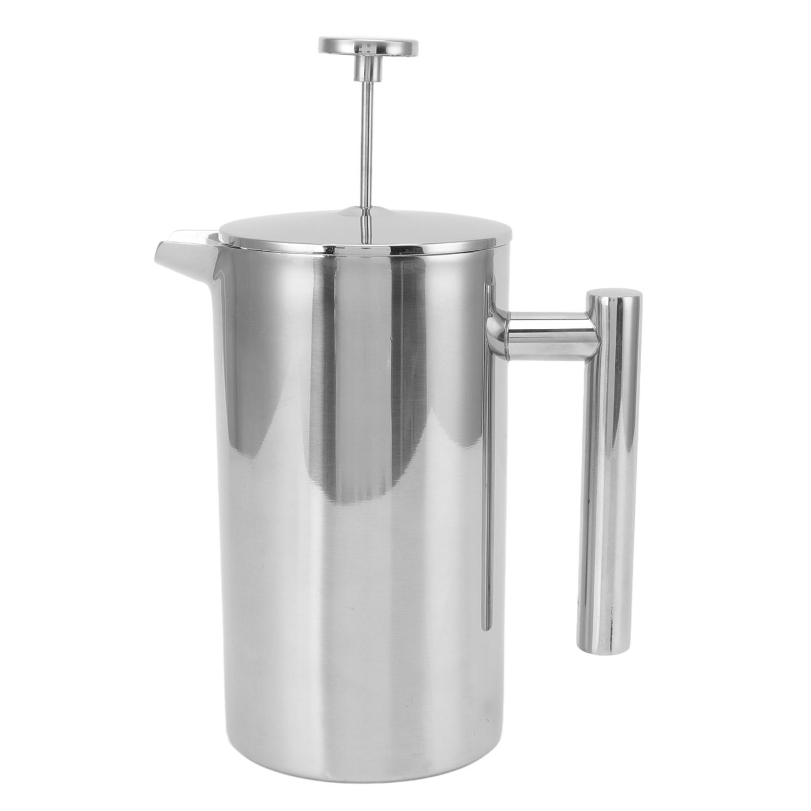 Französisch Presse Kaffee Maker 304 Edelstahl Doppel Wand Teekanne Hand Gebrüht Kaffee Presse mit 350ml