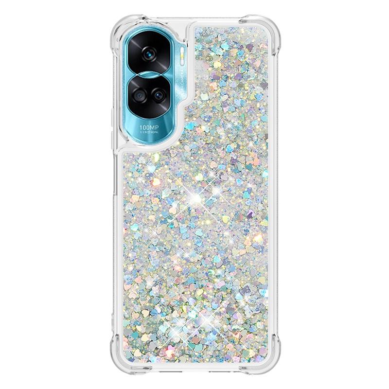 Honor 90 Lite Hülle auf Für Funda Honor 90 Lite CRT-NX1 Hülle Glitzer Dynamische Flüssig Hülle Für Huawei Honor90 Lite Handyhülle Etui For Honor 90