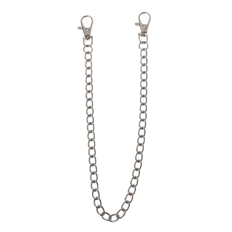 16 Punk-Gürtel-Geldbörsen-Kette, Taillen-Hosen-Kette, Taschenkette mit Schlüsselanhänger. Schmuck 8