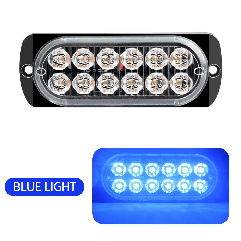 Auto-Warnleuchte Auto-Lichter-Montage Auto-LKW-Notseitenleuchte 12 LED Auto-Styling-Signalleuchte LED-Warnleuchte