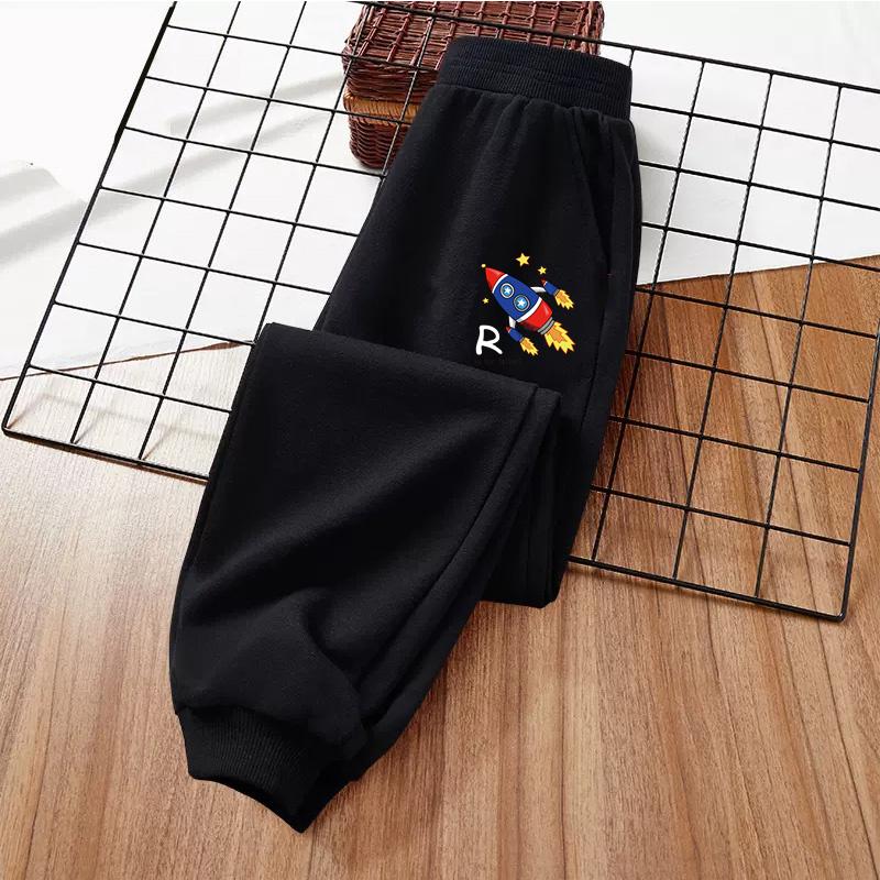 2024 Kinder Marken Hosen Bagger Cartoon Lange Hosen Kleine Jungen Outdoor Jogginghosen Herbst Freizeitkleidung 3-13J 120cm