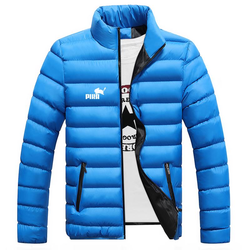 Pikas Bedruckte Jacke, Lockere Baumwolljacke, Herren- und Damen-Outdoor-Baumwolljacke, Modische Warme Jacke, Freizeitjacke L