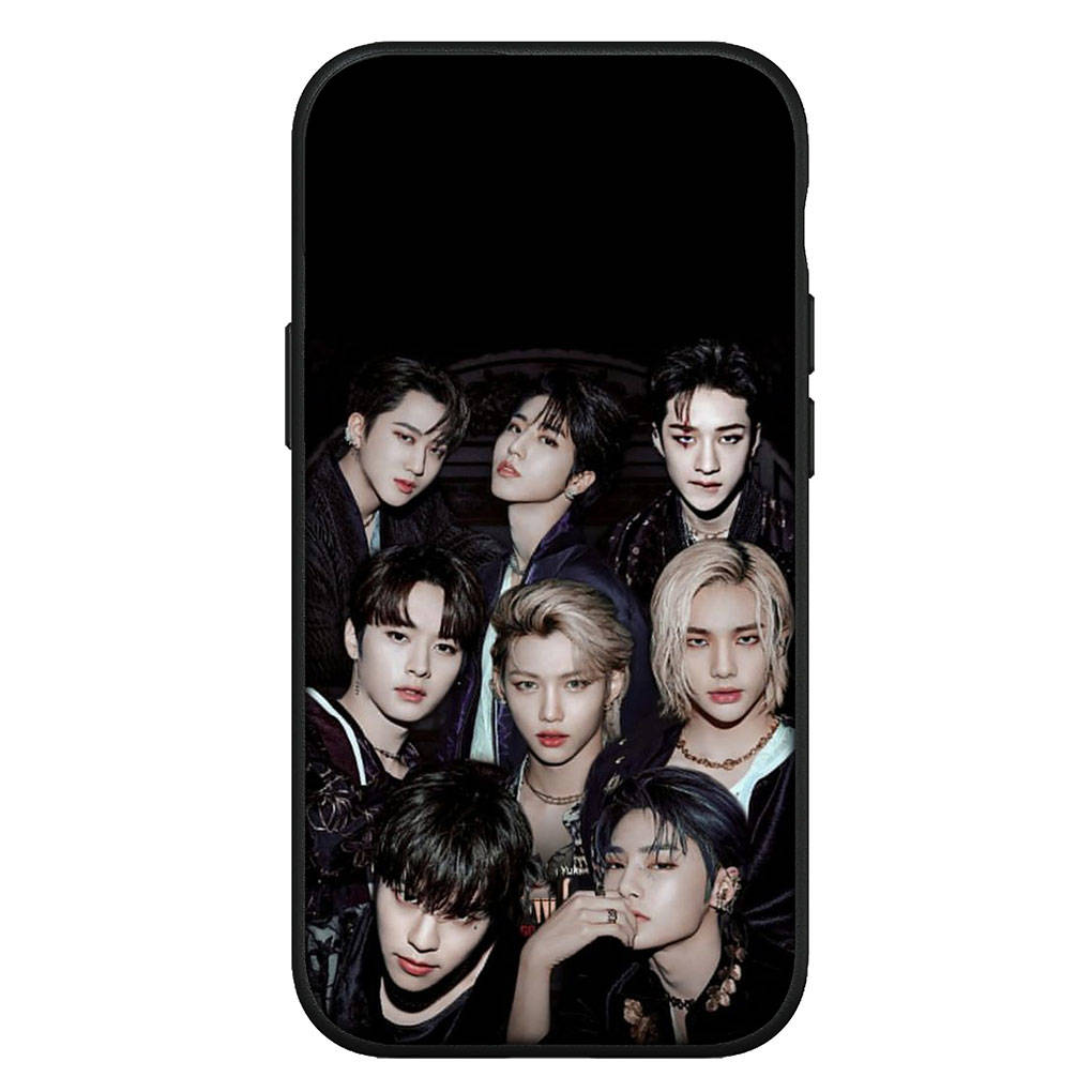 Hülle für iPhone 16 15 Xiaomi Redmi Note 14 13 12 11 Pro Max X 8 16e Samsung Galaxy S25 S24 S23 Moto OPPO Huawei K pop Stray Kpop Kids SKZ Handyhülle for Huawei P30 Lite rehbraun