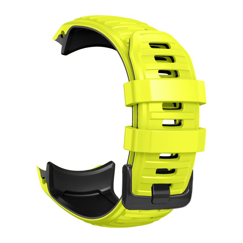 Offizielles Armband für Garmin Instinct 2X Solar/Instinct 3 50mm Smartwatch-Armband Herren Silikon Sport Uhrenarmband Armband Ersatz For Instinct 2X yellow